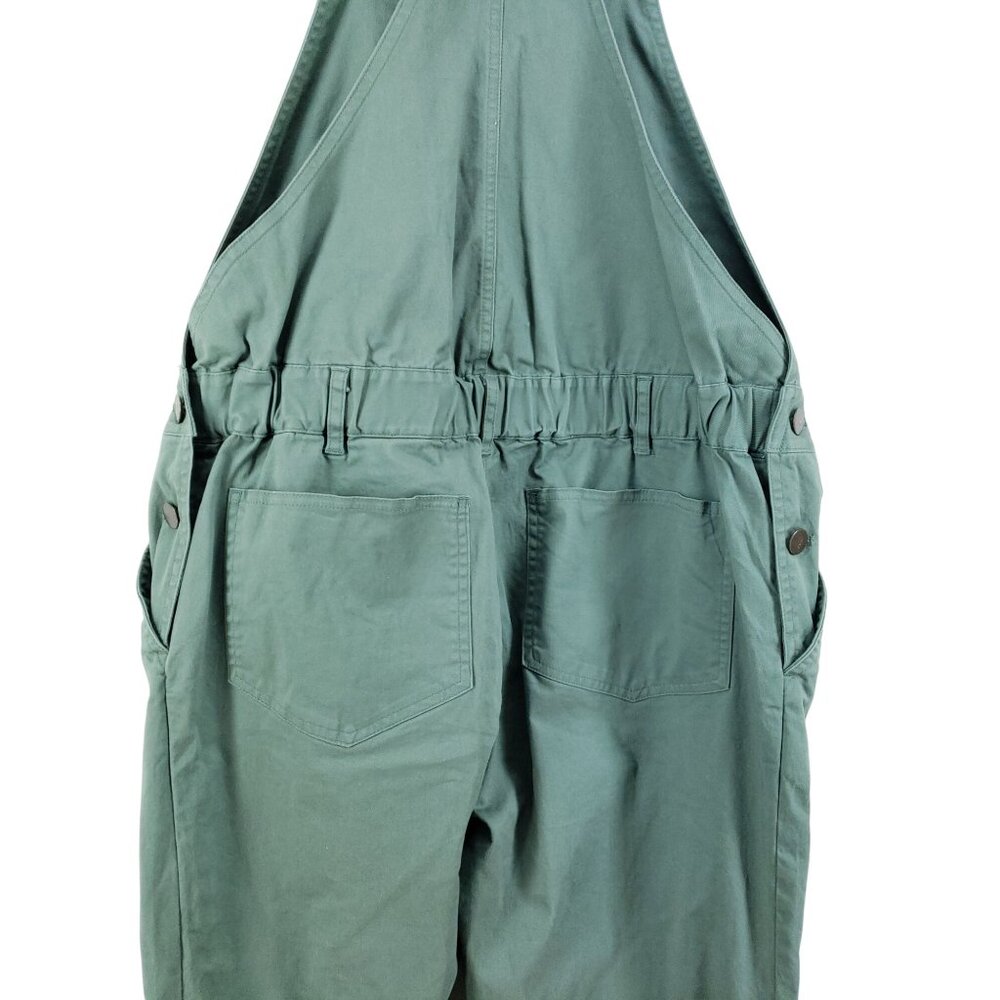 The Nines By Hatch Maternity Green Stretch Overalls Womens XS Elastic Waist Slim - Picture 3 of 10